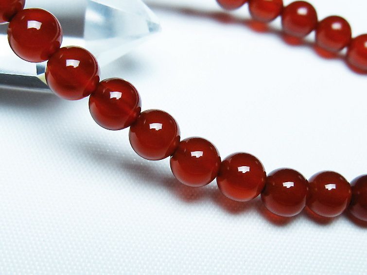 赤アゲート ブレスレット 6mm [t57-7054] 3枚目