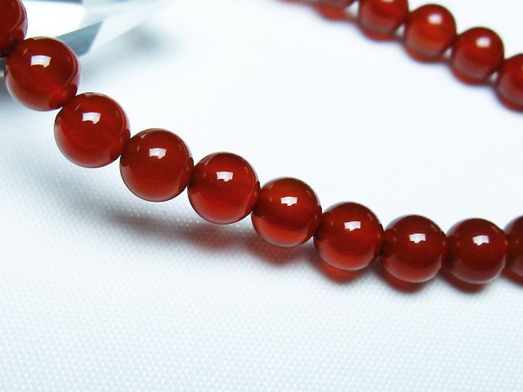 赤アゲート ブレスレット 6mm [t57-7057] 3枚目