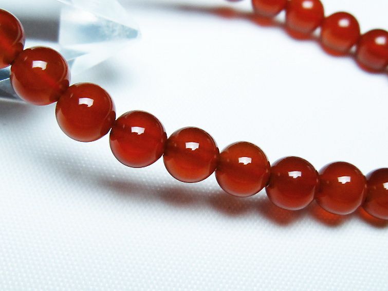 赤アゲート ブレスレット 6mm [t57-7062] 3枚目