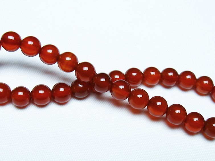 赤アゲート ブレスレット 6mm [t57-7064] 2枚目