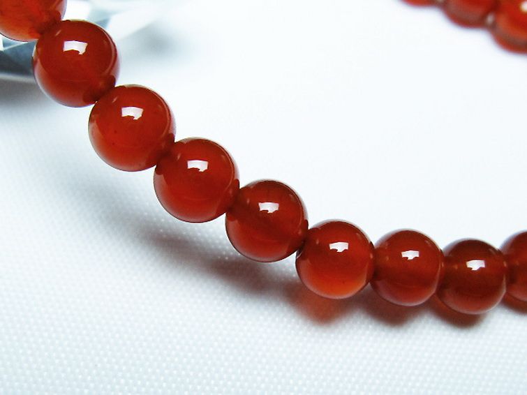 赤アゲート ブレスレット 6mm [t57-7065] 3枚目