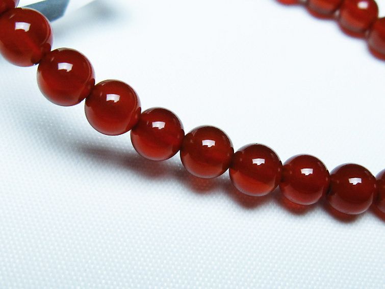 赤アゲート ブレスレット 6mm [t57-7070] 3枚目