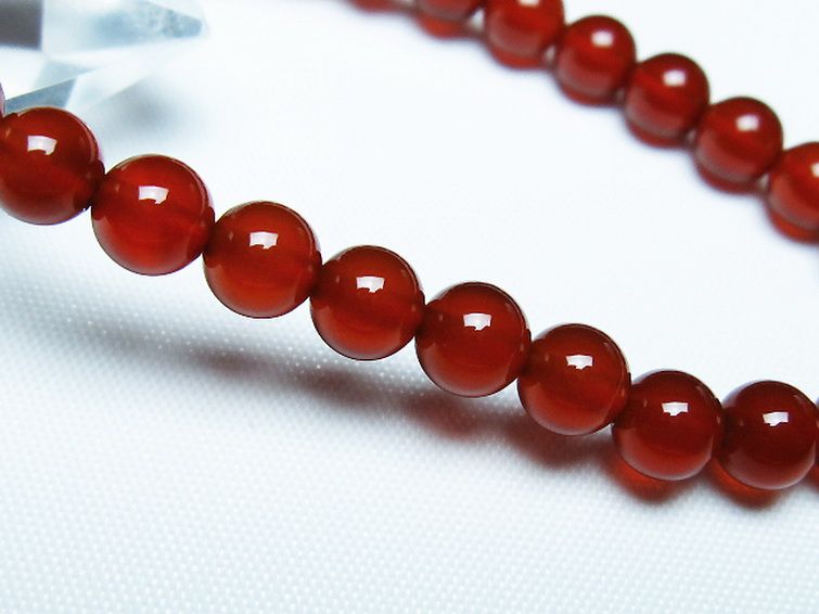 赤アゲート ブレスレット 6mm [t57-7071] 3枚目