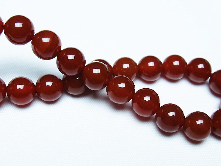 赤アゲート ブレスレット 8mm [t57-7074] 2枚目