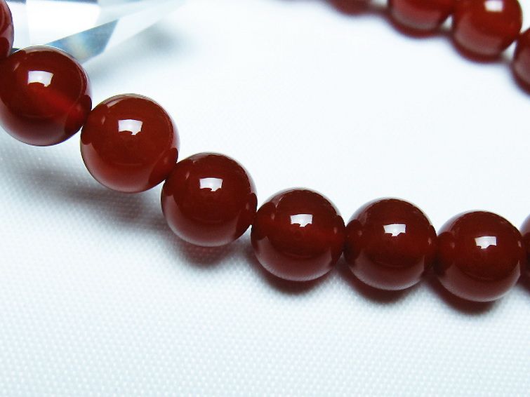 赤アゲート ブレスレット 8mm [t57-7082] 3枚目