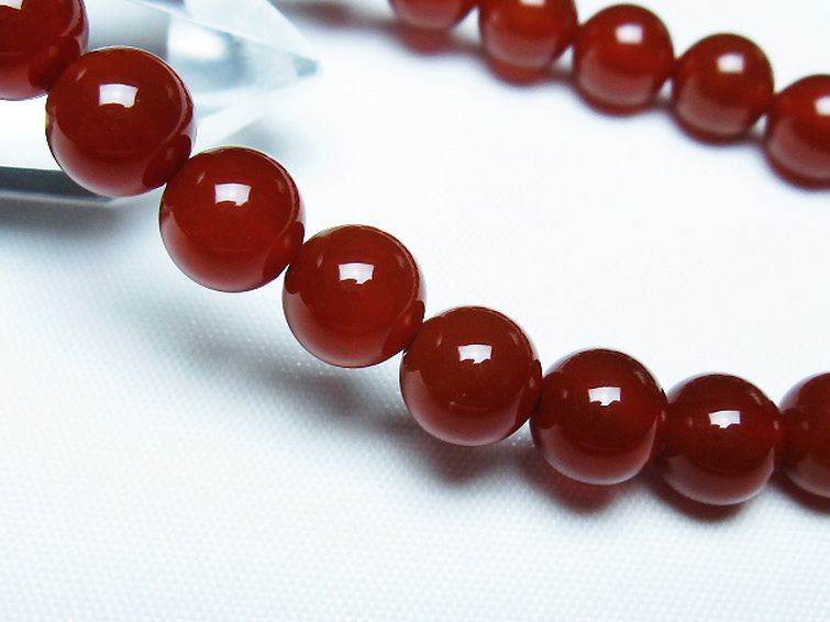 赤アゲート ブレスレット 8mm [t57-7090] 3枚目