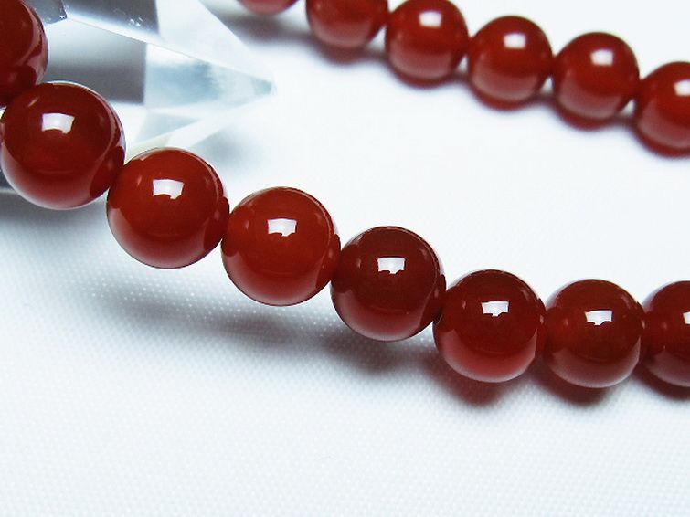 赤アゲート ブレスレット 8mm [t57-7094] 3枚目
