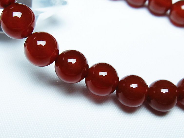赤アゲート ブレスレット 8mm [t57-7108] 3枚目