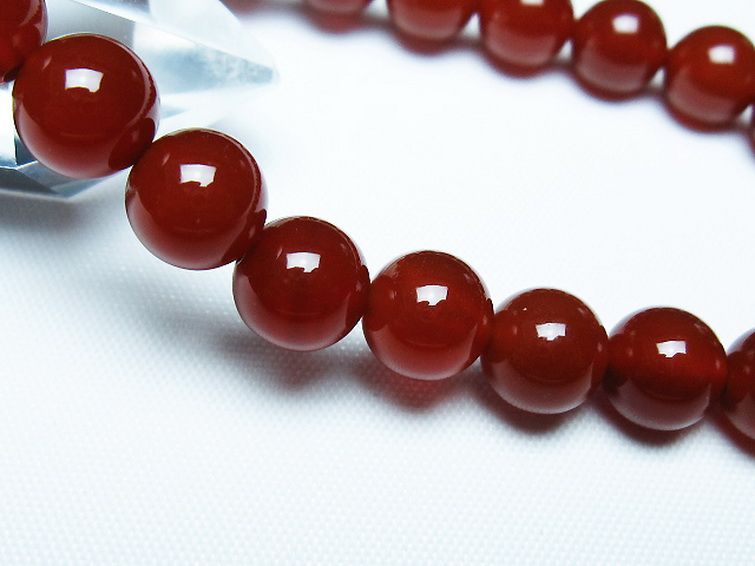 赤アゲート ブレスレット 8mm [t57-7113] 3枚目