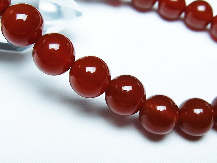 赤アゲート ブレスレット 8mm [T57-7117] 3枚目