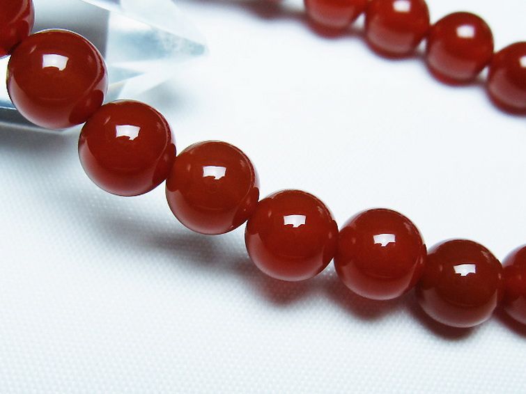 赤アゲート ブレスレット 8mm [T57-7123] 3枚目