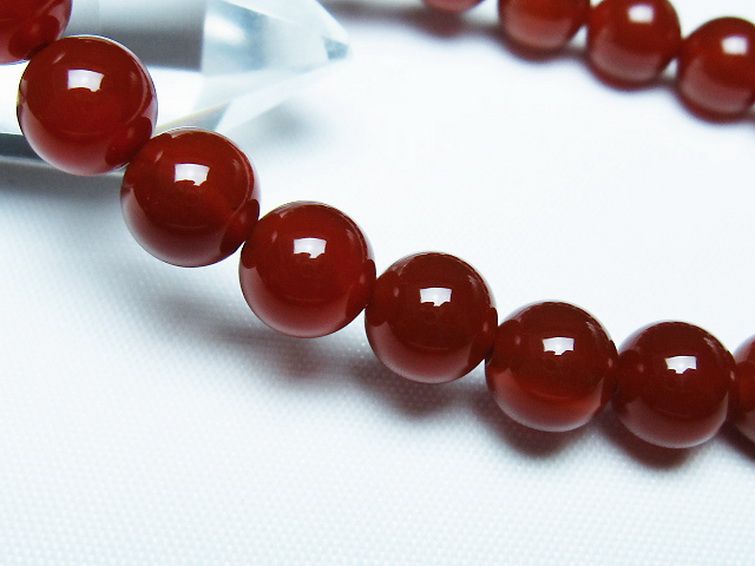 赤アゲート ブレスレット 8mm [t57-7131] 3枚目