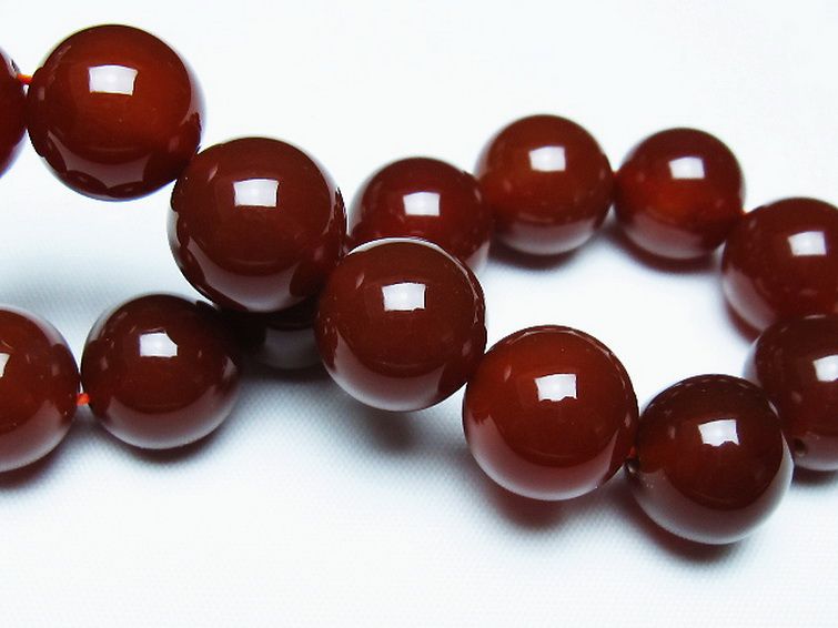 赤アゲート ブレスレット 14mm [t57-7174] 2枚目