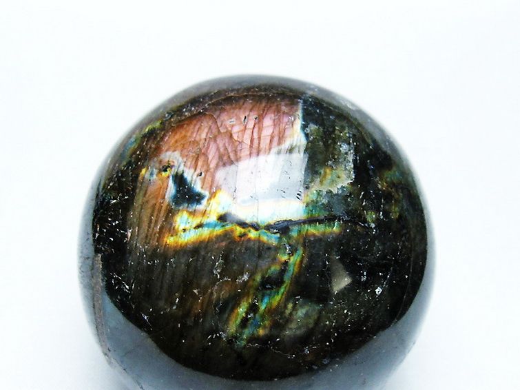 ラブラドライト 丸玉 58mm [T571-4896] 2枚目