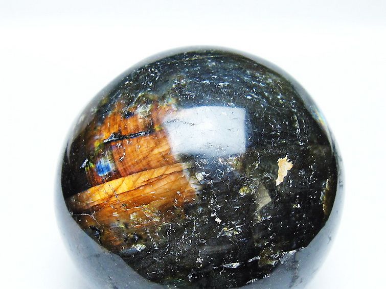 ラブラドライト 丸玉 70mm [T571-4903] 2枚目