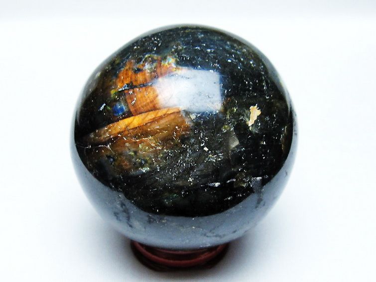 ラブラドライト 丸玉 70mm [T571-4903] 3枚目