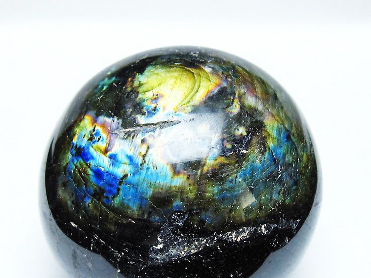 ラブラドライト 丸玉 76mm [T571-4907] 2枚目