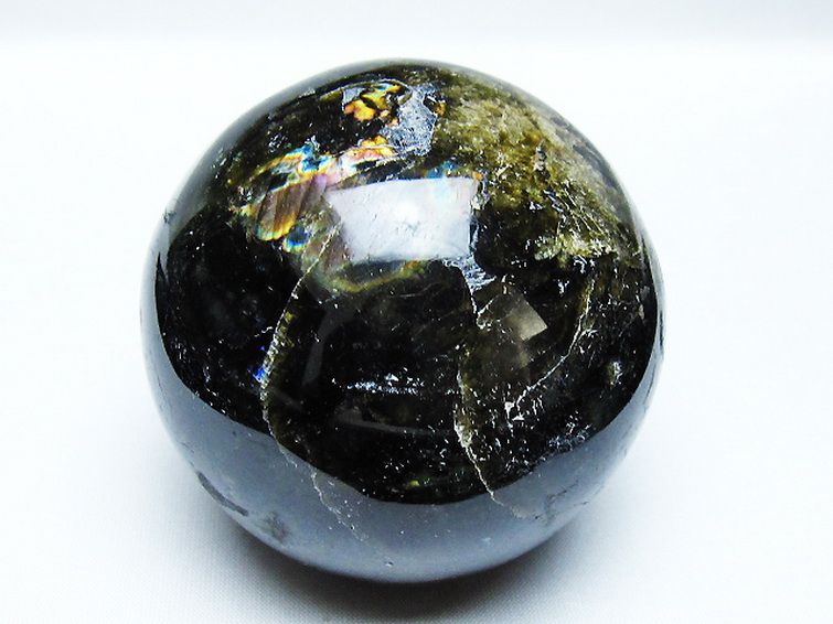 ラブラドライト 丸玉 78mm [T571-4910] 1枚目