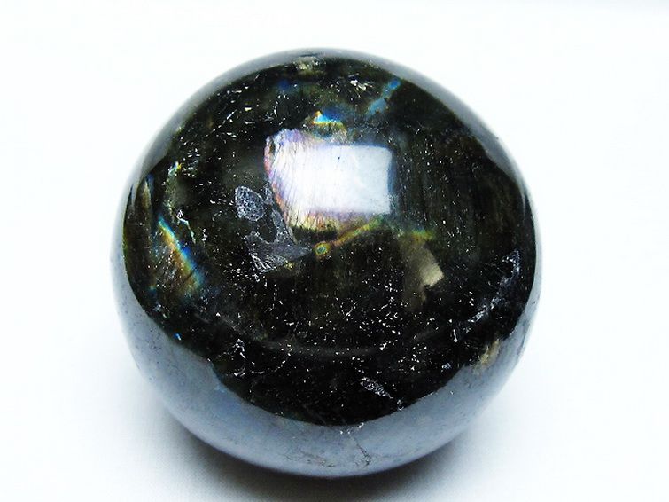 ラブラドライト 丸玉 76mm [T571-4911] 1枚目
