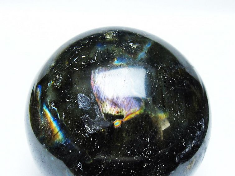ラブラドライト 丸玉 76mm [T571-4911] 2枚目