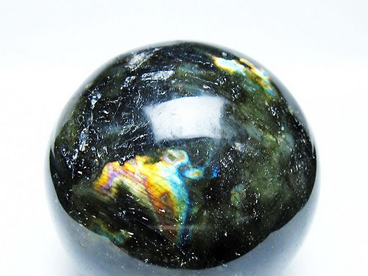 ラブラドライト 丸玉 82mm [T571-5007] 2枚目