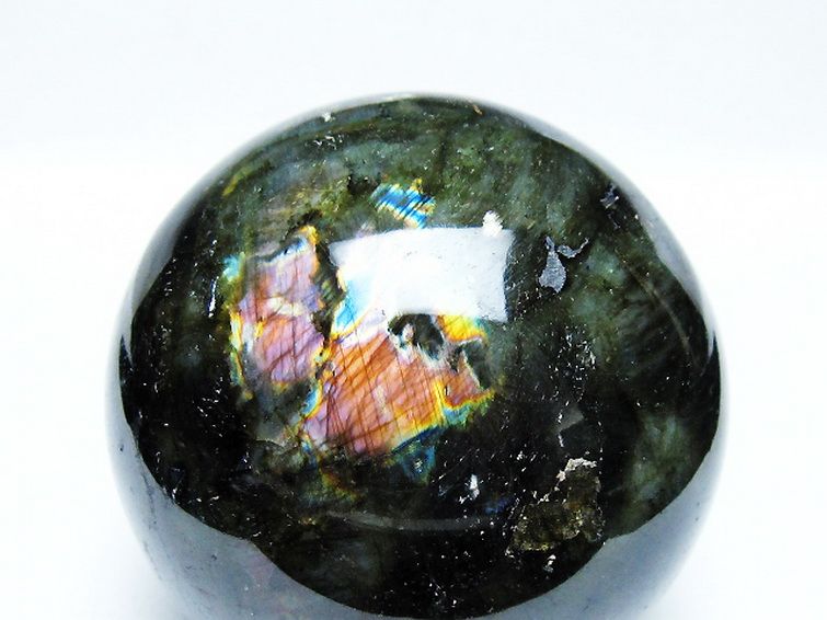 ラブラドライト 丸玉 87mm [T571-5056] 2枚目