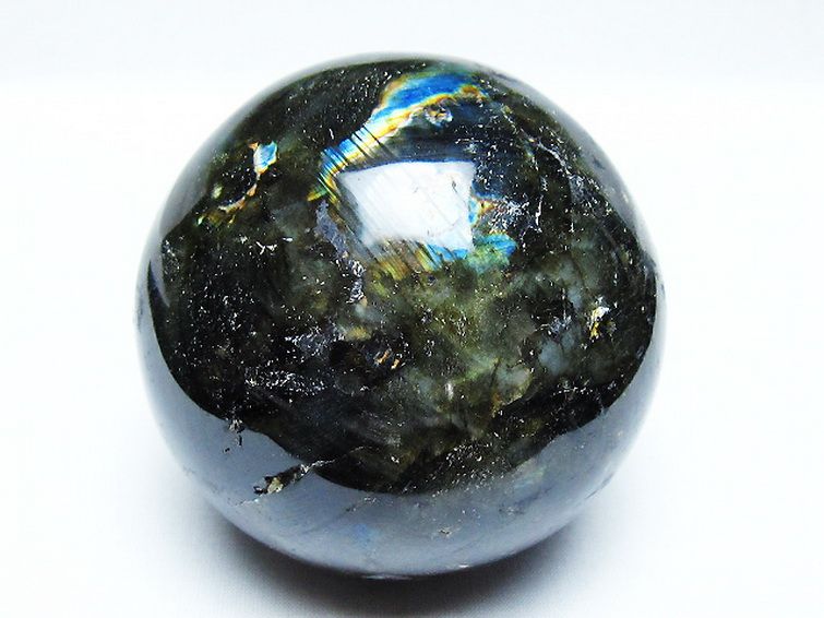 ラブラドライト 丸玉 86mm [T571-5058] 1枚目