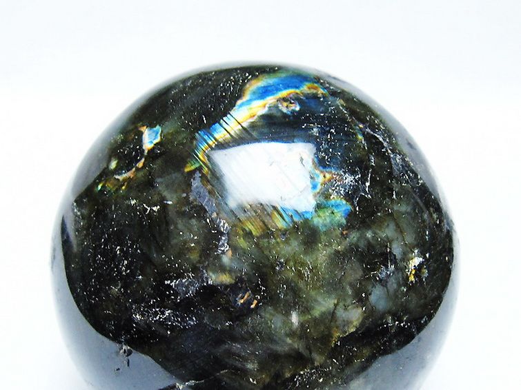 ラブラドライト 丸玉 86mm [T571-5058] 2枚目