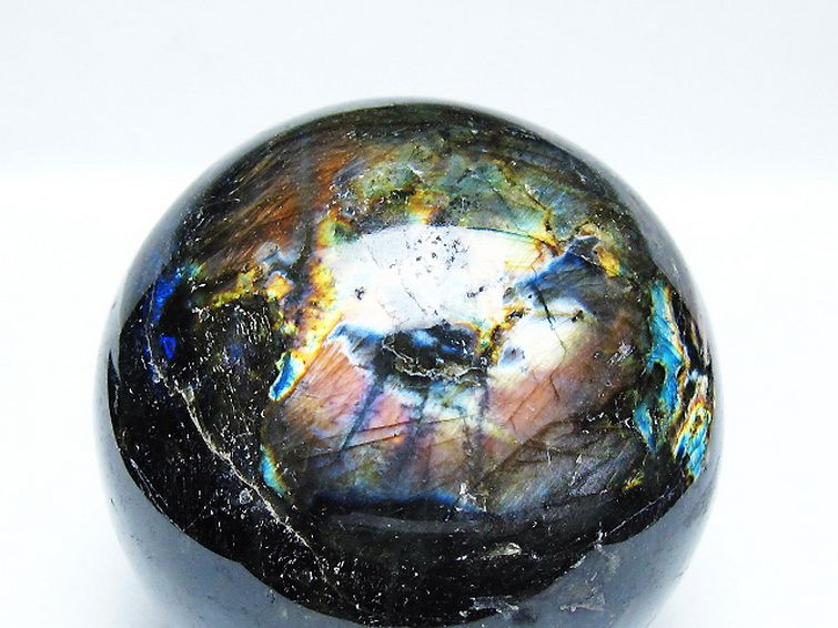 ラブラドライト 丸玉 88mm [T571-5060] 2枚目