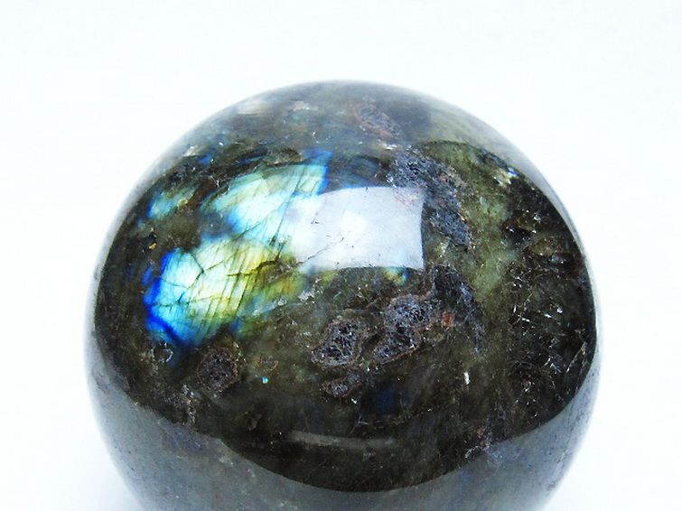 ラブラドライト 丸玉 81mm [t571-5205] 2枚目
