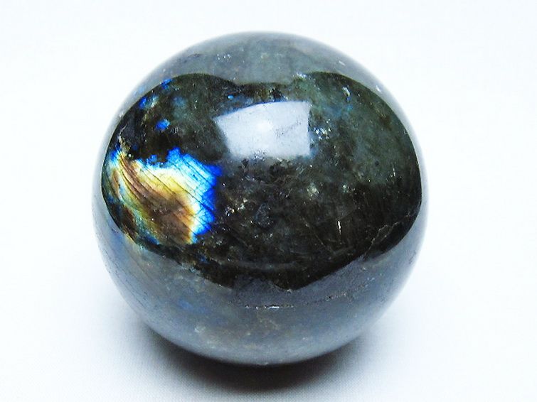 ラブラドライト 丸玉 73mm [t571-5222] 1枚目