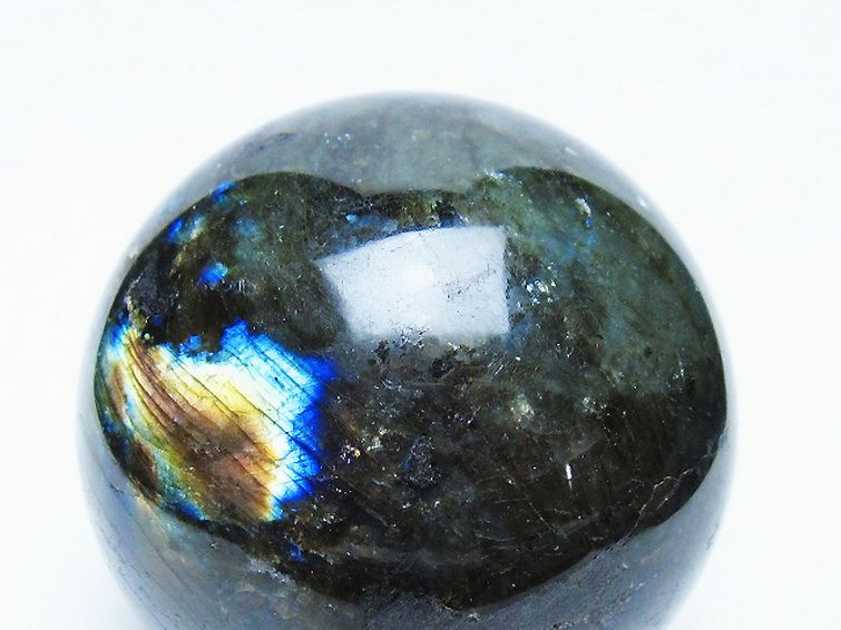 ラブラドライト 丸玉 73mm [t571-5222] 2枚目