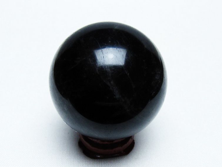 モリオン 純天然 黒水晶 丸玉 46mm [T572-10078] 3枚目