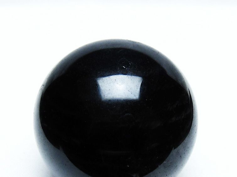 モリオン 純天然 黒水晶 丸玉 66mm [T572-10105] 2枚目
