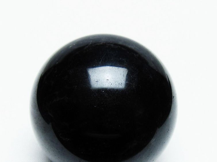 モリオン 純天然 黒水晶 丸玉 49mm [T572-10138] 2枚目