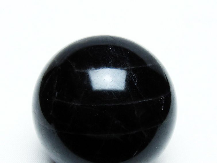 モリオン 純天然 黒水晶 丸玉 45mm [T572-10139] 2枚目