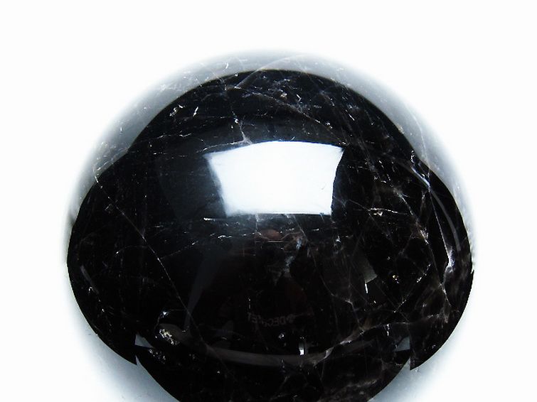 8.9Kg モリオン 純天然 黒水晶 丸玉 190mm [T572-10858] 2枚目