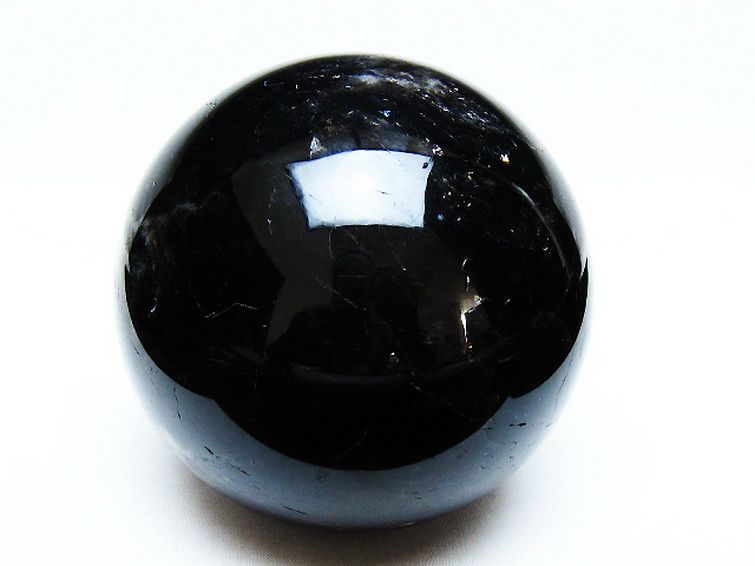 1.5Kg モリオン 純天然 黒水晶 丸玉 102mm [t572-11026] 1枚目