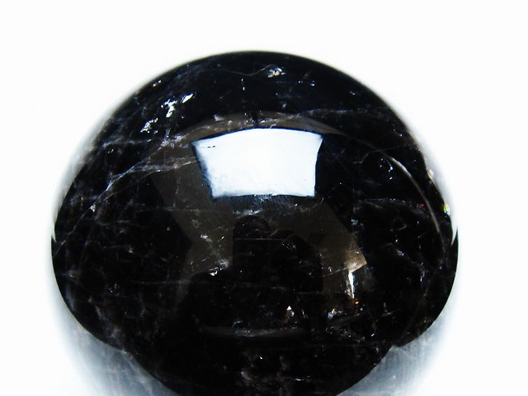 1.4Kg モリオン 純天然 黒水晶 丸玉 102mm [t572-11028] 2枚目