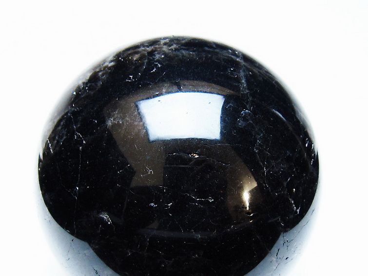 1.3Kg モリオン 純天然 黒水晶 丸玉 96mm [t572-11057] 2枚目