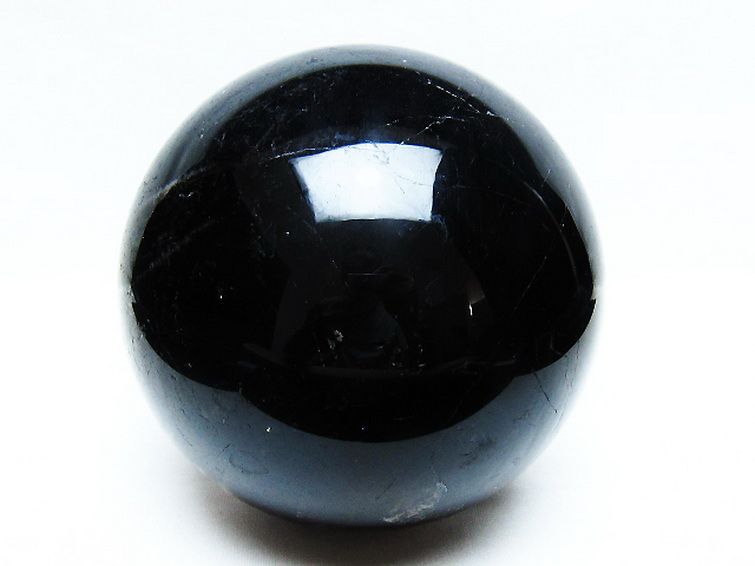 2.8Kg モリオン 純天然 黒水晶 丸玉 130mm [t572-11110] 1枚目