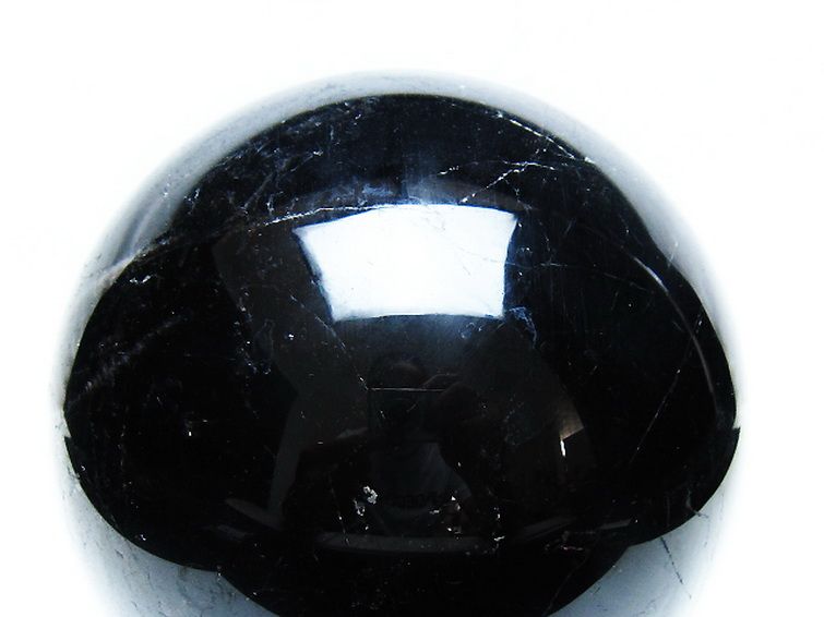 2.8Kg モリオン 純天然 黒水晶 丸玉 130mm [t572-11110] 2枚目