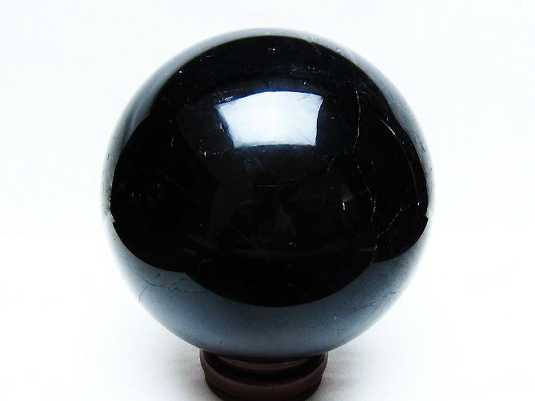 2.8Kg モリオン 純天然 黒水晶 丸玉 130mm [t572-11110] 3枚目