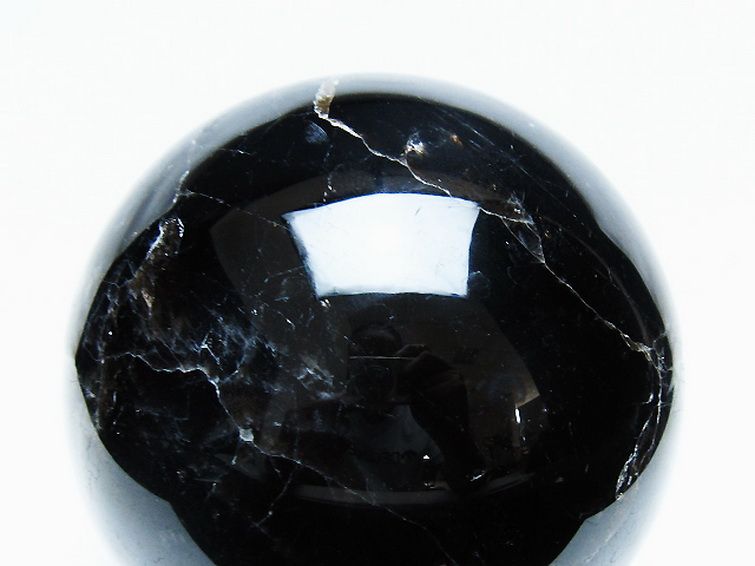 2.5Kg モリオン 純天然 黒水晶 丸玉 125mm [t572-11213] 2枚目