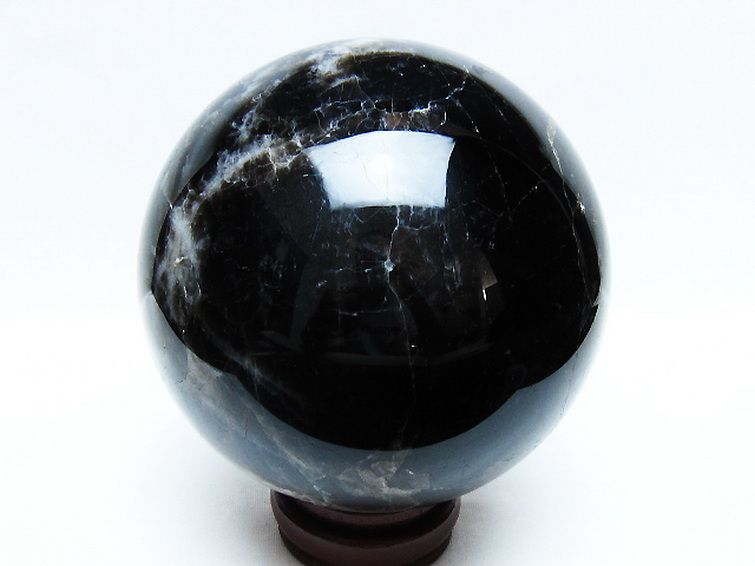 2.5Kg モリオン 純天然 黒水晶 丸玉 125mm [t572-11213] 3枚目