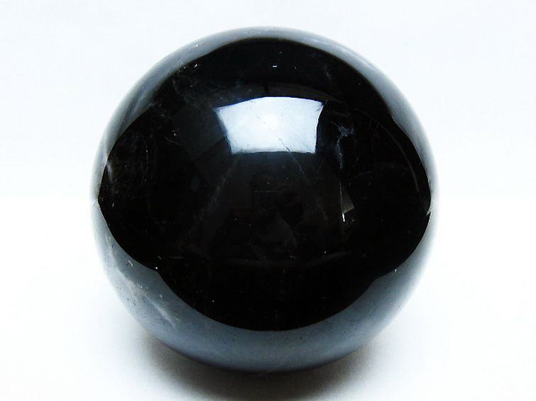 3.2Kg モリオン 純天然 黒水晶 丸玉 135mm [t572-11223] 1枚目