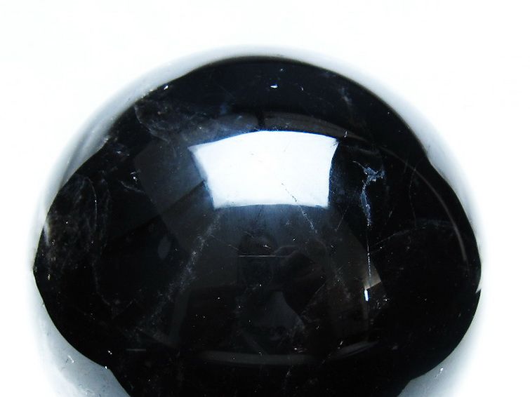 3.2Kg モリオン 純天然 黒水晶 丸玉 135mm [t572-11223] 2枚目