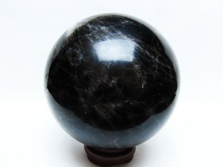 3.1Kg モリオン 純天然 黒水晶 丸玉 135mm [t572-11225] 3枚目
