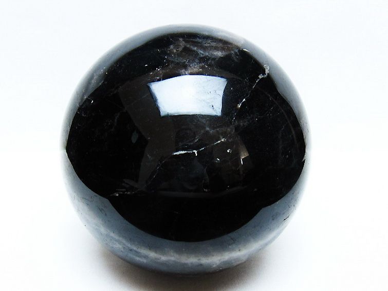 3.2Kg モリオン 純天然 黒水晶 丸玉 135mm [t572-11227] 1枚目