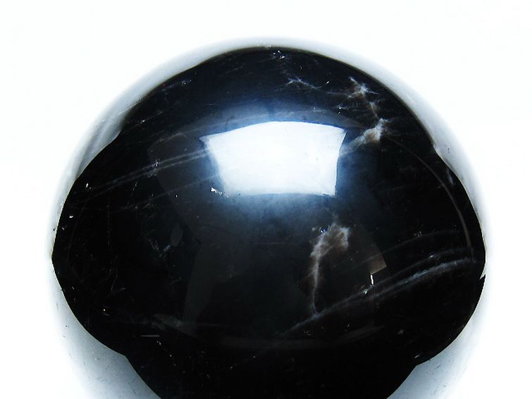 3.8Kg モリオン 純天然 黒水晶 丸玉 145mm [t572-11230] 2枚目